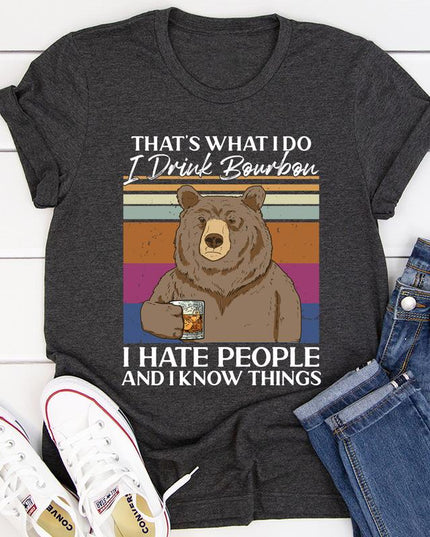 Bourbon Bear T-Shirt-3