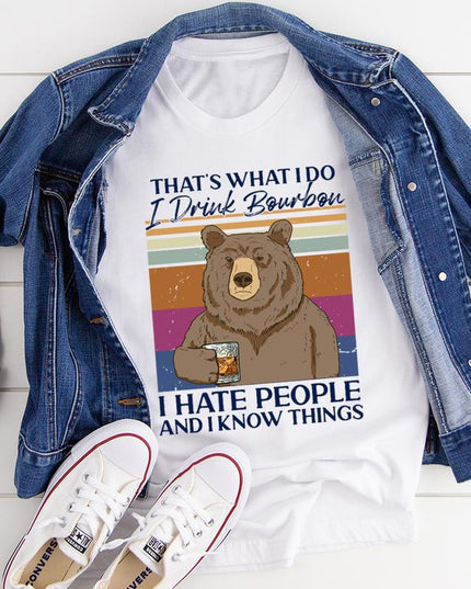 Bourbon Bear T-Shirt-0