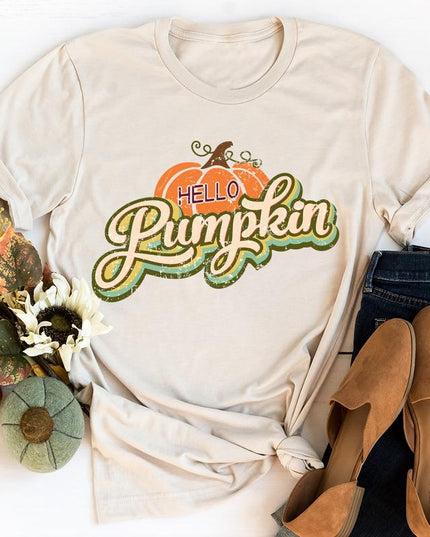 Hello Pumpkin T-Shirt-0