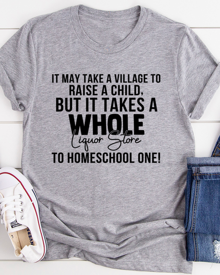 Homeschool Mom T-Shirt-0