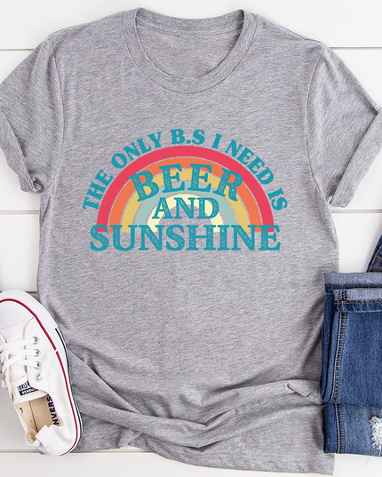Beer & Sunshine T-Shirt-1