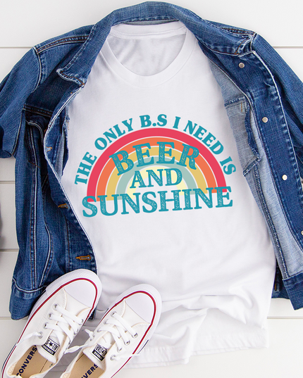 Beer & Sunshine T-Shirt-0