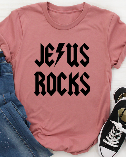 Jesus Rocks T-Shirt-3