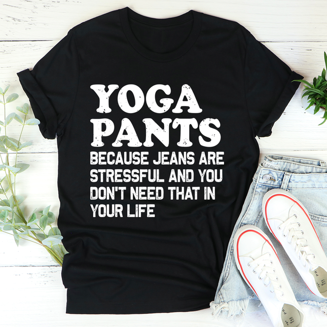 Yoga Pants T-Shirt-1