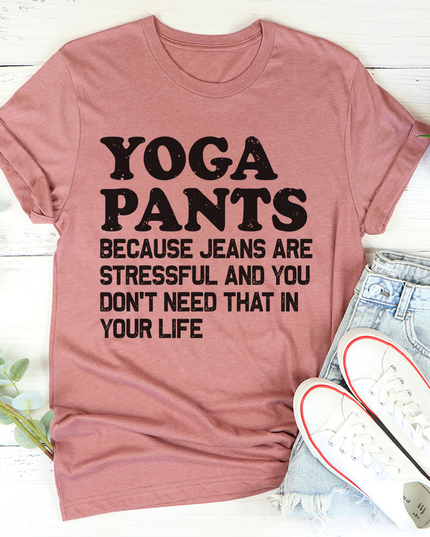 Yoga Pants T-Shirt-2