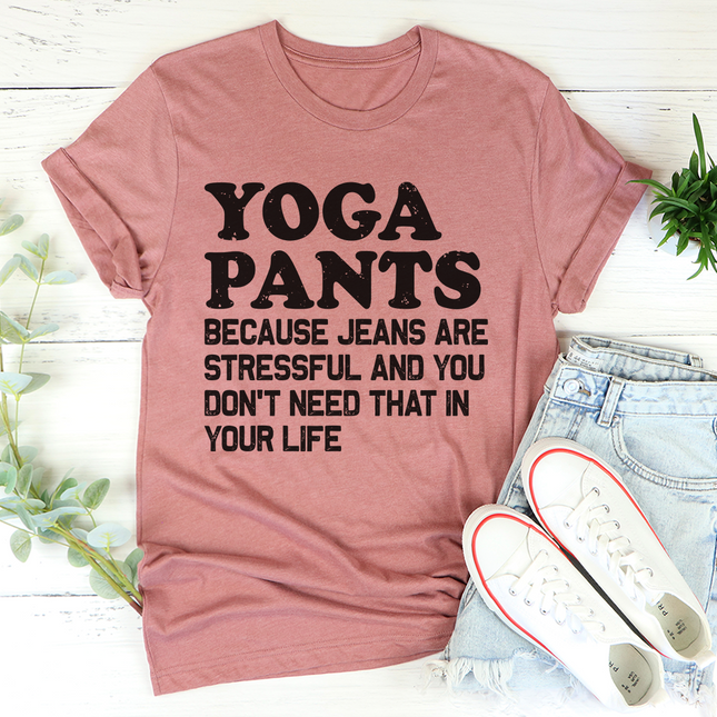 Yoga Pants T-Shirt-2