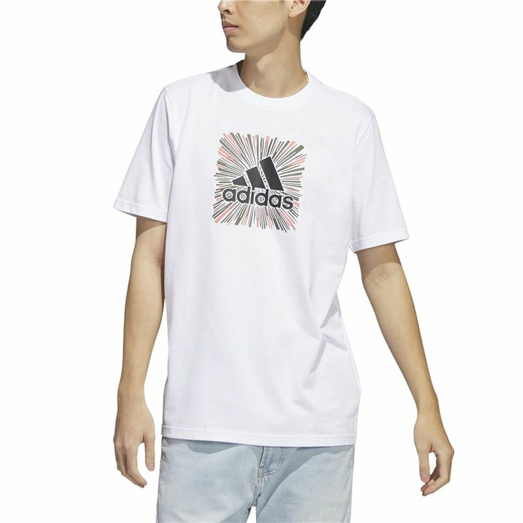 Men’s Short Sleeve T-Shirt Adidas Sport Optimist (XS)-5