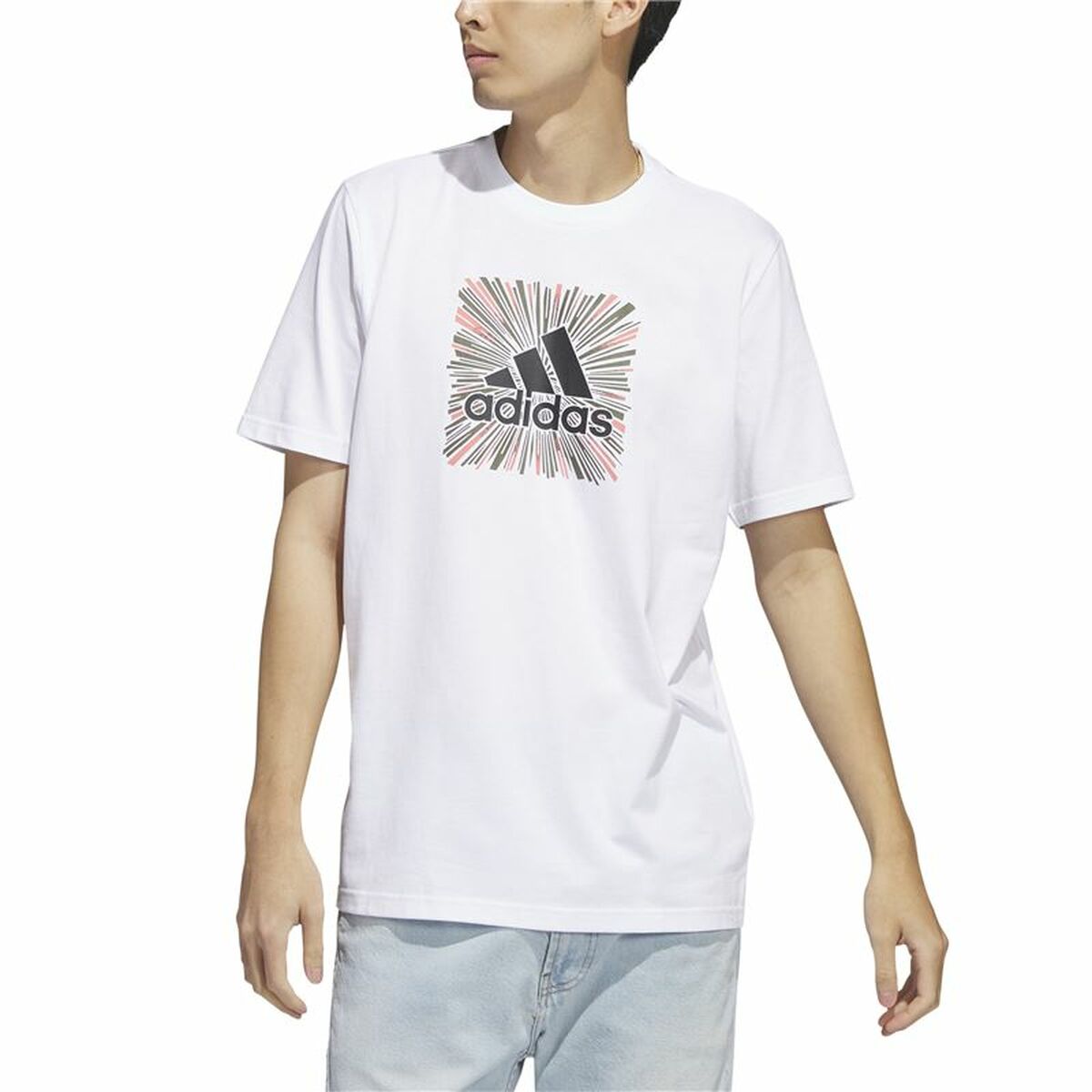 Men’s Short Sleeve T-Shirt Adidas Sport Optimist (XS)-5