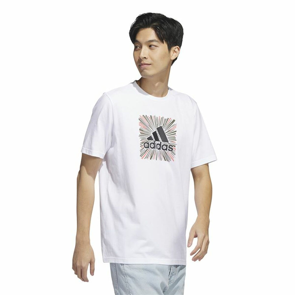 Men’s Short Sleeve T-Shirt Adidas Sport Optimist (XS)-3
