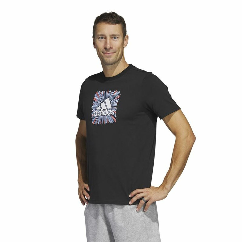 Men’s Short Sleeve T-Shirt Adidas Sport Optimist (XS)-3