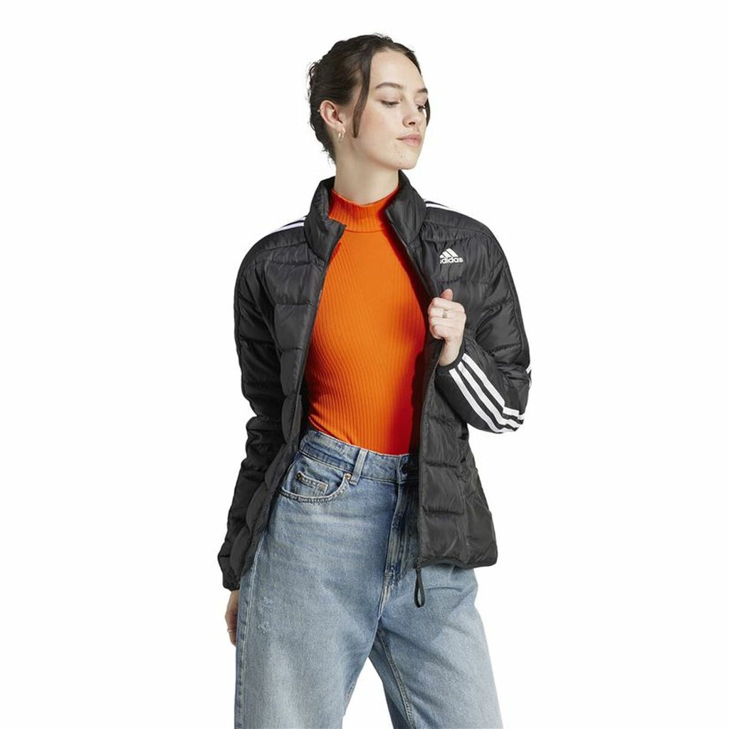 Women's Sports Jacket Adidas Essentials Black-4