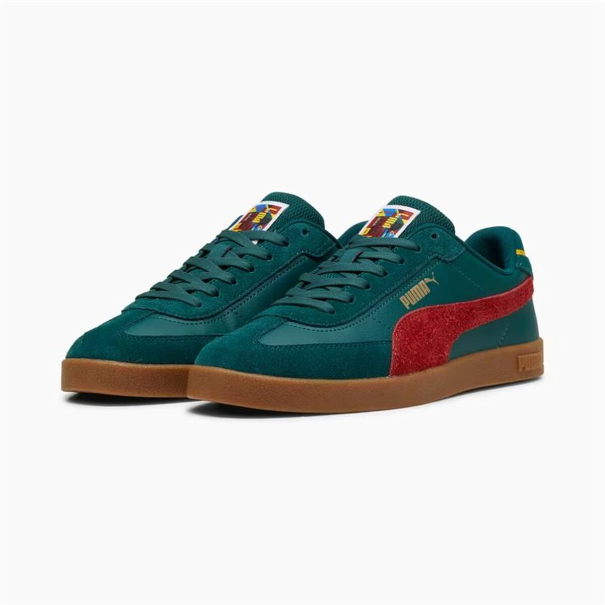 Men’s Casual Trainers Puma Puma Club II Era Year Of Sports Green Aquamarine