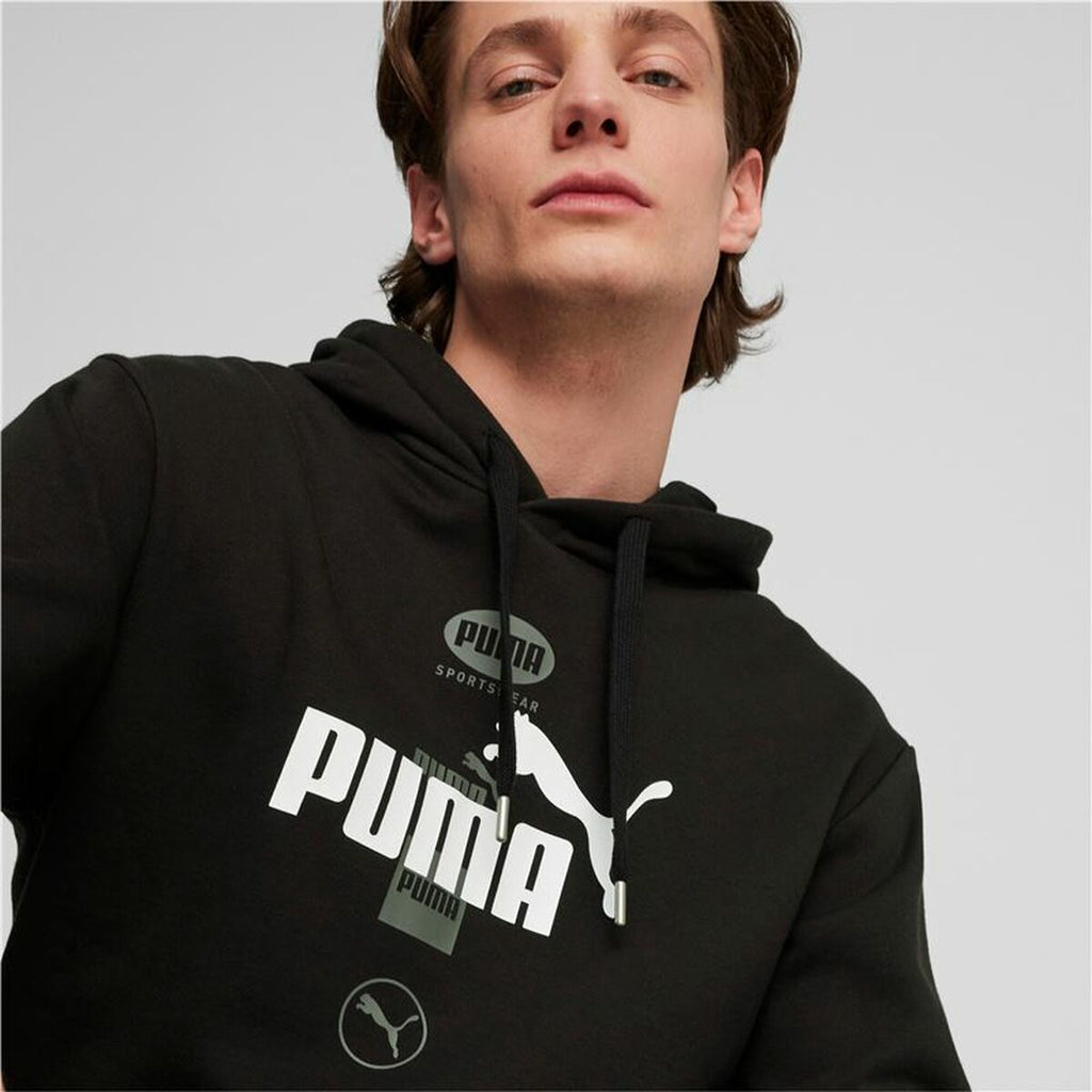 Men’s Hoodie Puma Puma Power Graphic Black-2