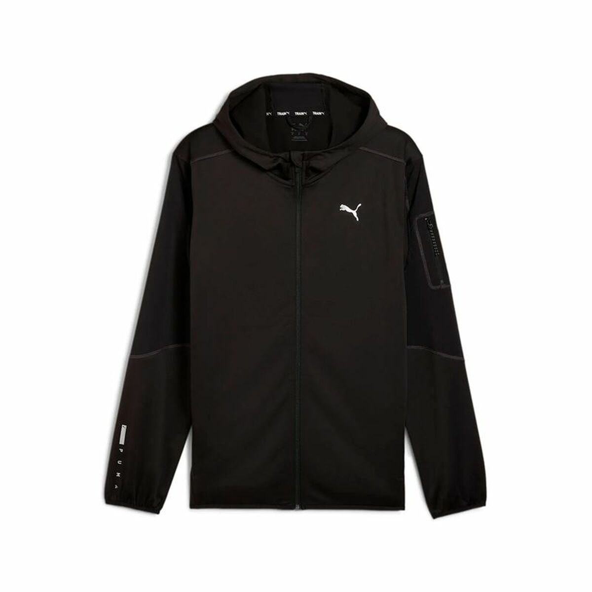 Men’s Hoodie Puma Flex Panelled Jacket Black-0