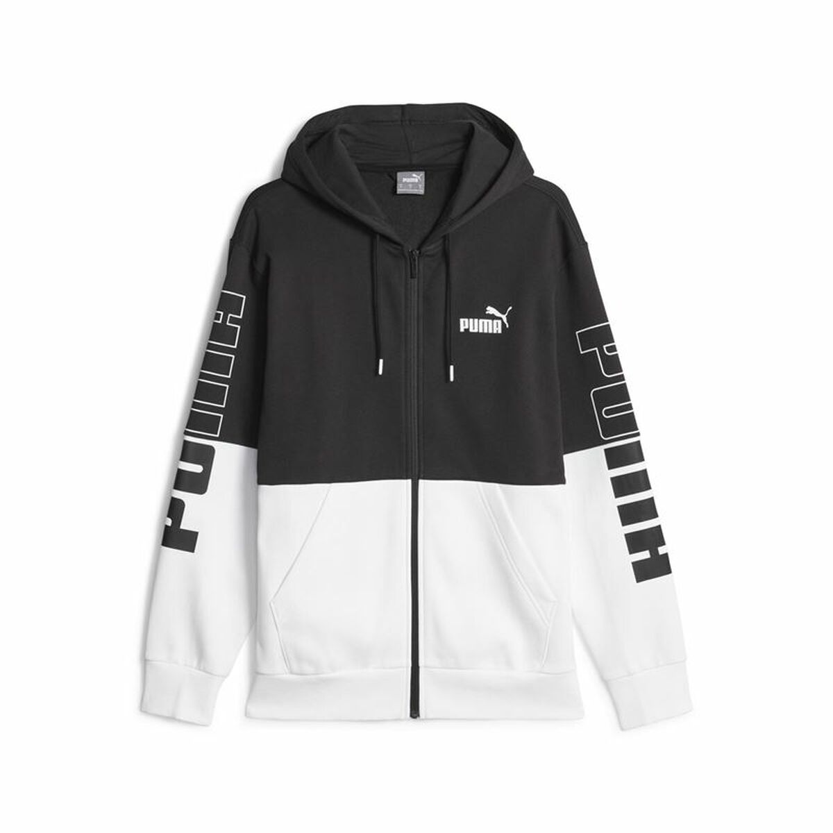 Men’s Hoodie Puma Power Colorblock Black-0