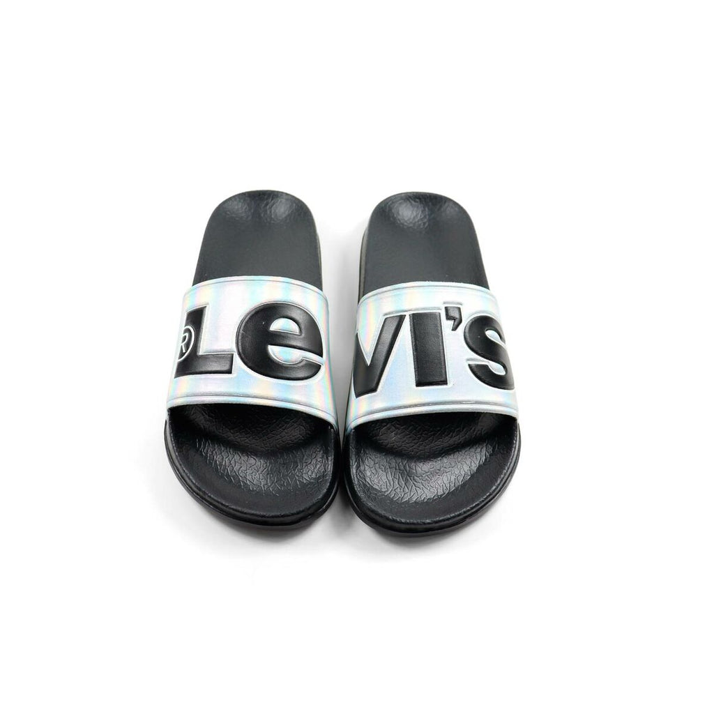 Flip Flops for Children Levi's JUNE L VPOL0239S Black-0