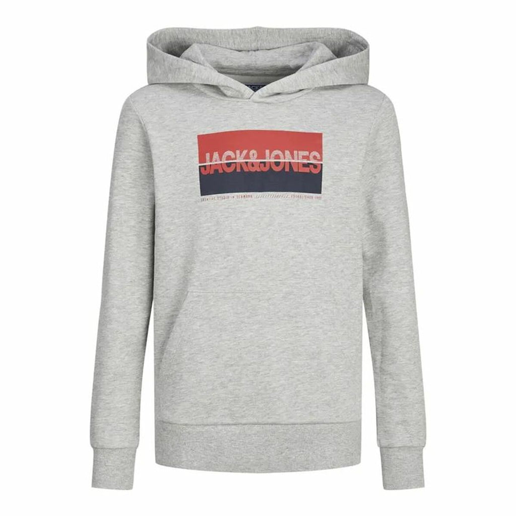 Men’s Hoodie Jack & Jones Jjnolan Grey-0