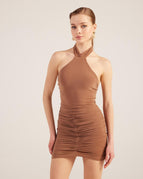 Brown / XS / Polyester - Elastane Blend