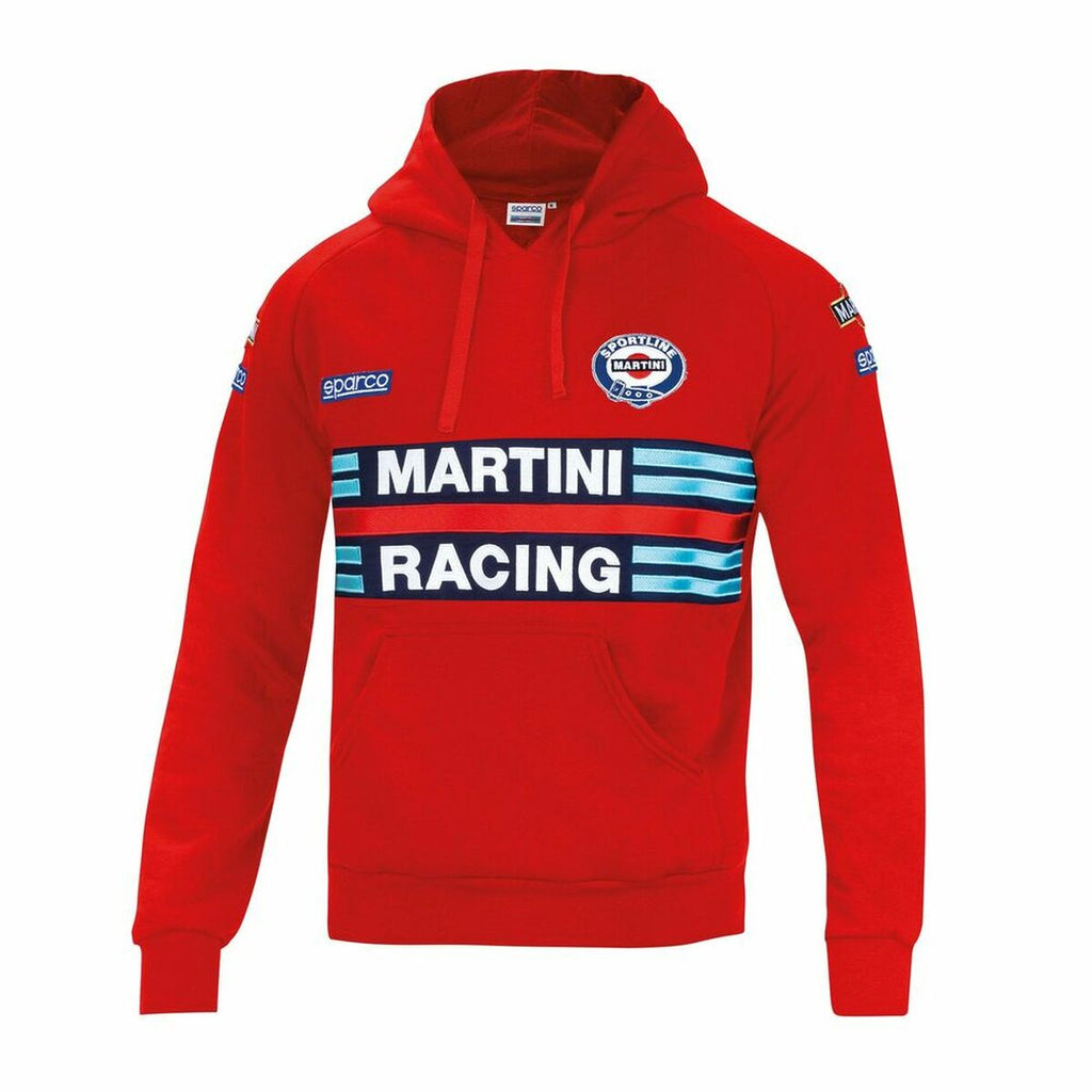 Men’s Hoodie Sparco MARTINI RACING Red-0