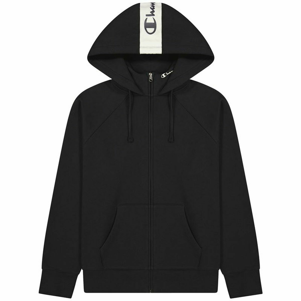 Men’s Hoodie Champion Full Zip Black-0