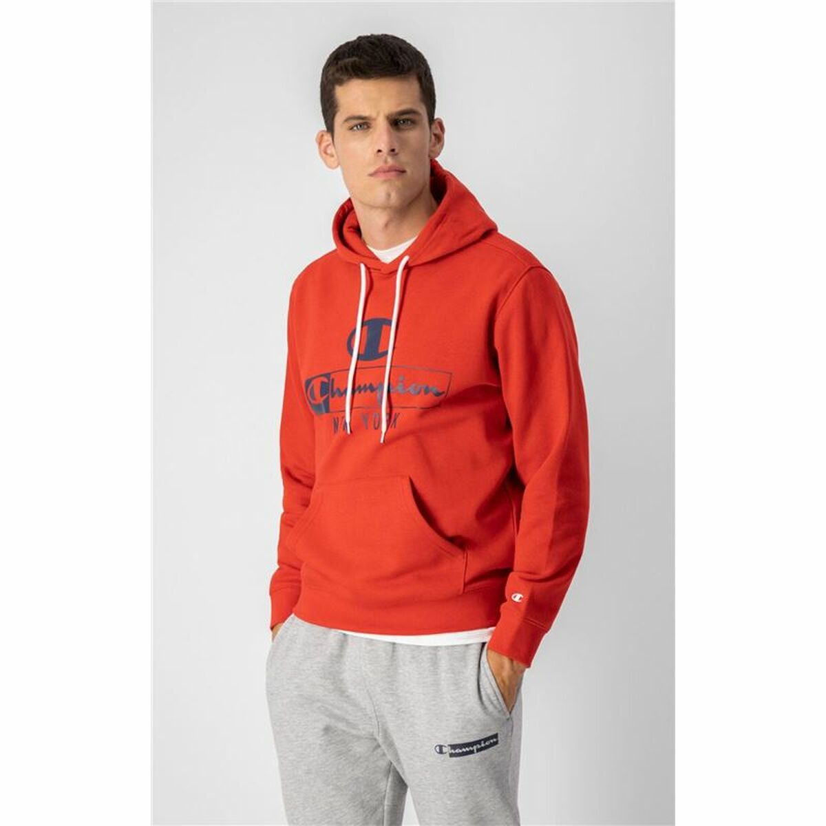 Men’s Hoodie Champion Red-4