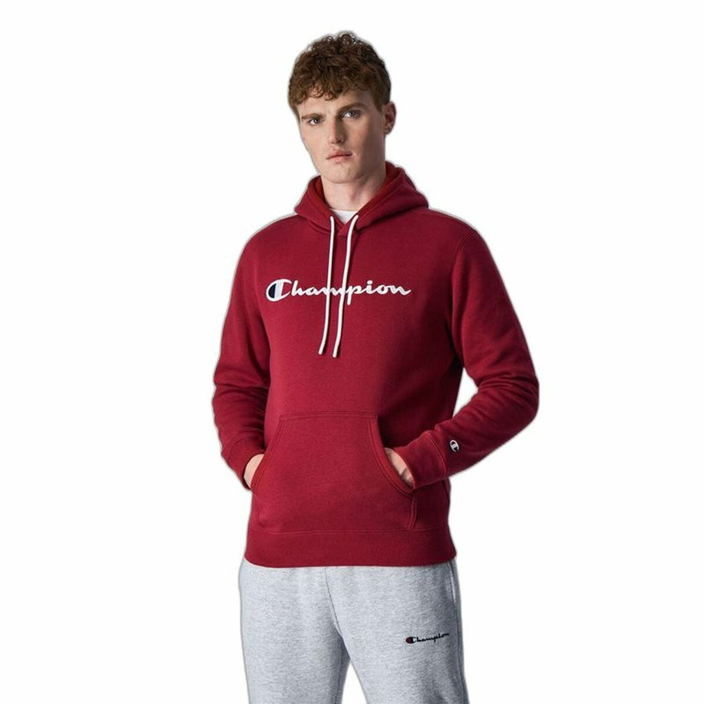 Men’s Hoodie Champion Legacy Dark Red-2
