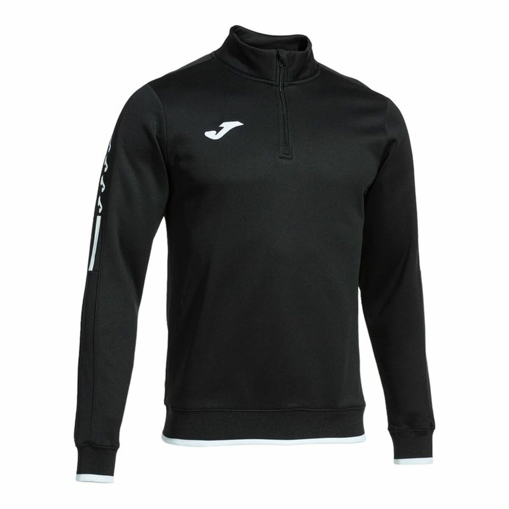 Men’s Sweatshirt without Hood Joma Sport Olimpiada Black-0