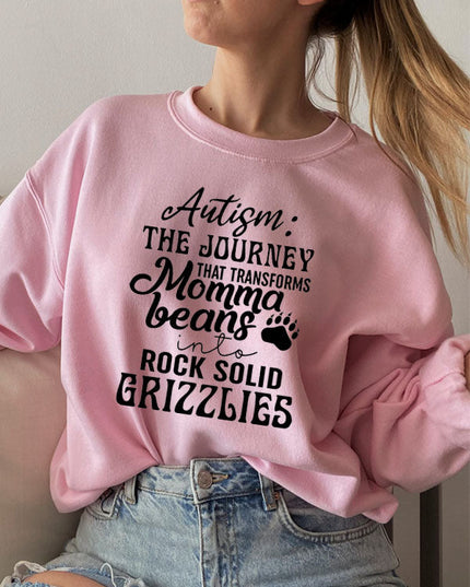 Autism Mama Grizzlies Sweat Shirt-3
