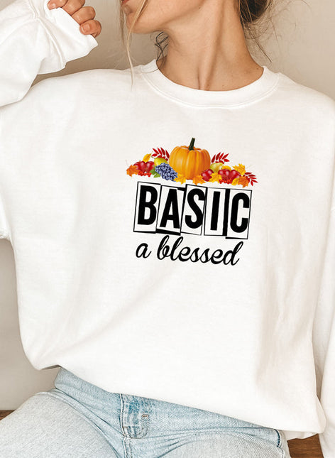 Basic & Blessed Sweat Shirt-5