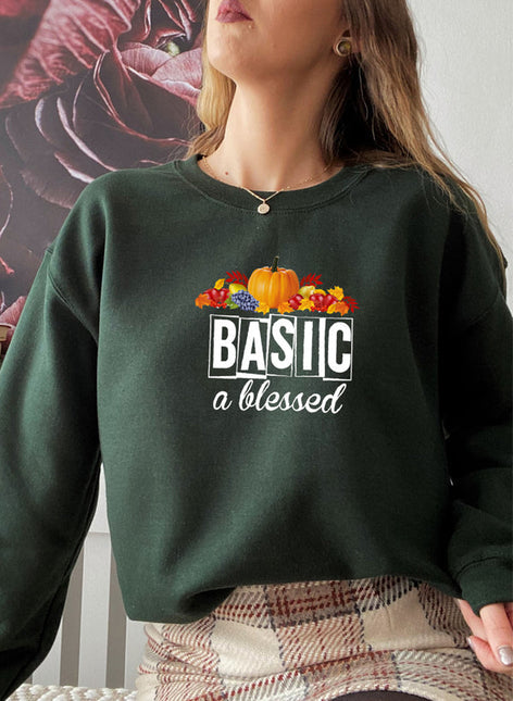 Basic & Blessed Sweat Shirt-1