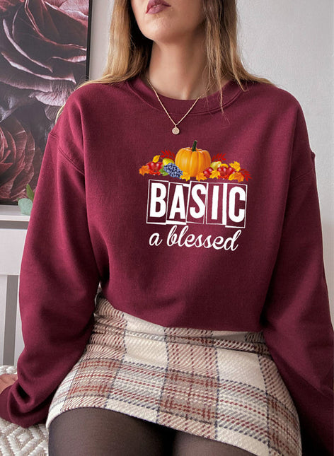 Basic & Blessed Sweat Shirt-4