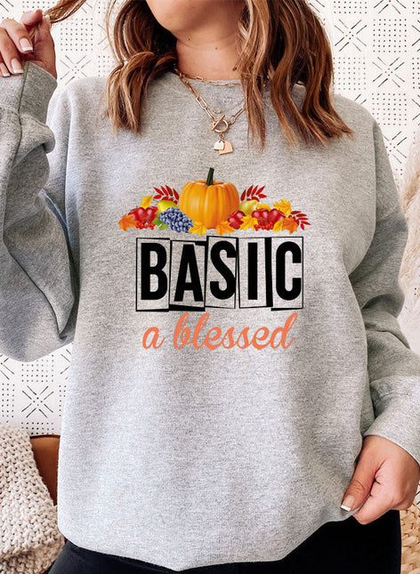 Basic & Blessed Sweat Shirt-0