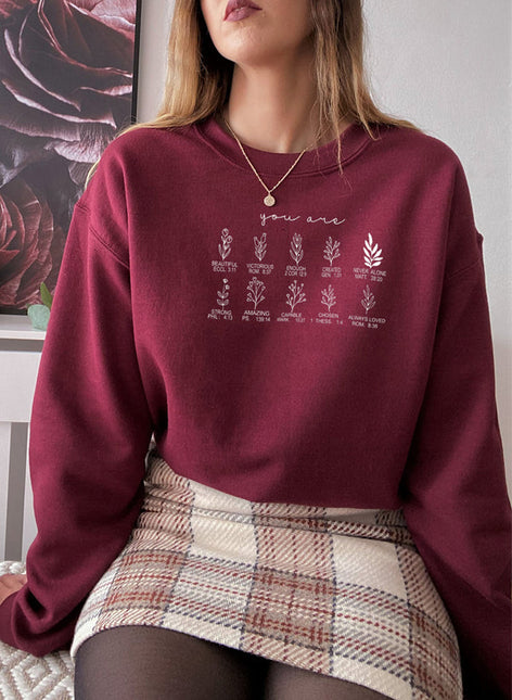 Bible Verses Sweat Shirt-1
