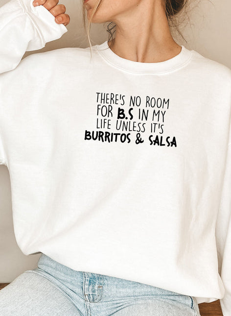 Burritos & Salsa Sweat Shirt-5