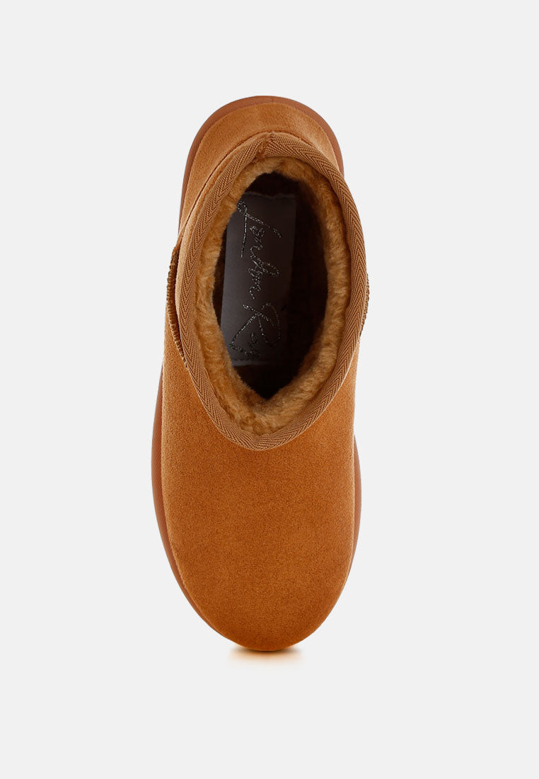 Derta Soft Microfiber Snow Boots-3