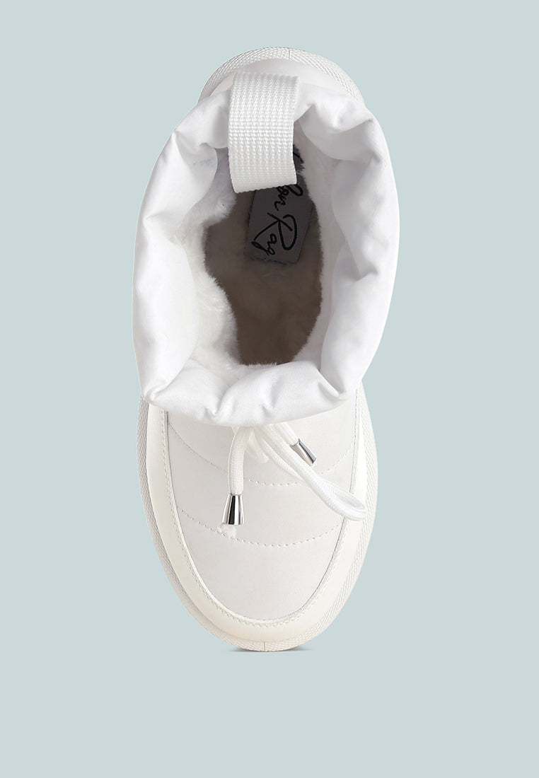 Pacos High Ankle Chunky Snow Boots-3