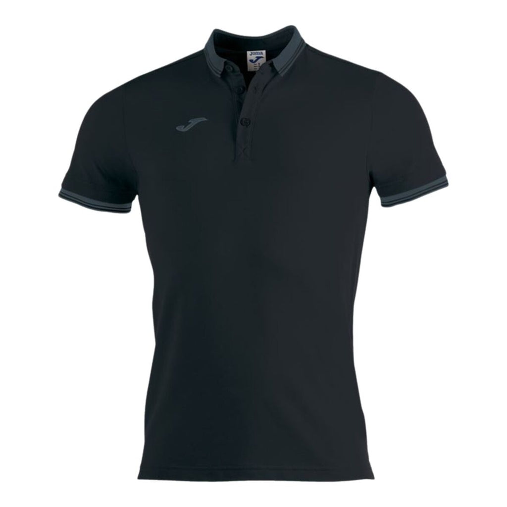 Men’s Short Sleeve Polo Shirt Joma Sport Bali II Black-0