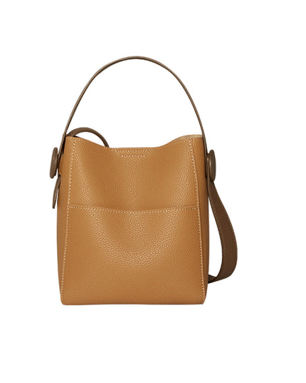 Alexa Daily Leather Bucket Bag-5