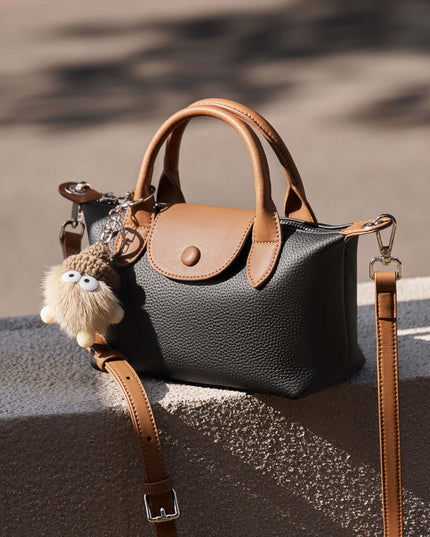 Amelia Top Handle Leather Bag-2