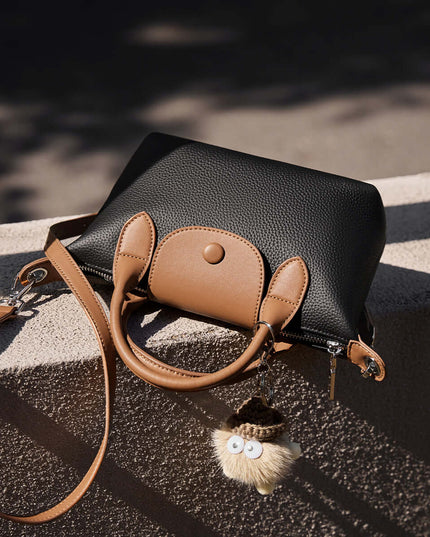 Amelia Top Handle Leather Bag-3