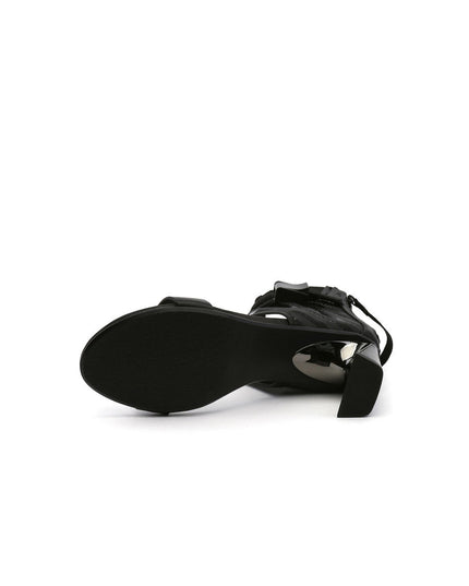 Open Toe Sandals with Wide Mesh Ankle Straps-4