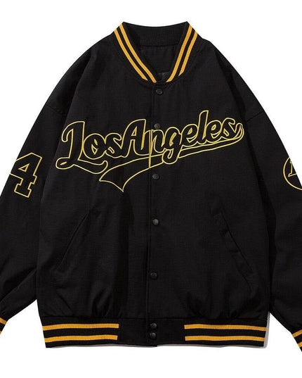 Baseball Jacket Men Letter Embroidery Single Breasted Oversize Fashion College Style Bomber Coats Men Streetwear Spring-0