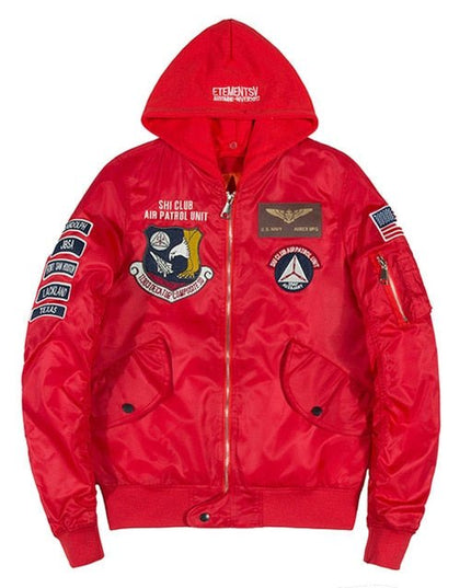 Bomber Men Badge Air Pilot MA-1 Men's Jacket Hip Hop Outwear-1