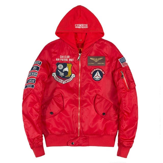 Bomber Men Badge Air Pilot MA-1 Men's Jacket Hip Hop Outwear-1