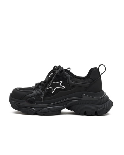 Breathable Retro Platform Sneakers-0