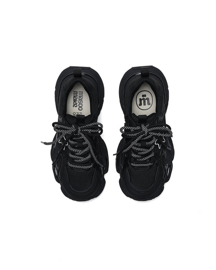 Breathable Retro Platform Sneakers-4