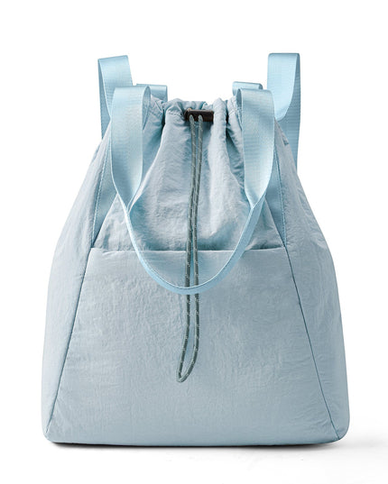 Casual Dual Drawstring Backpack-1