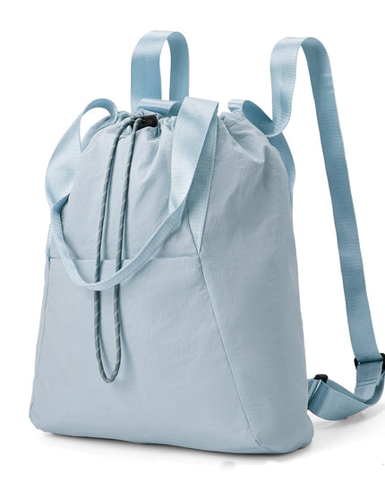 Casual Dual Drawstring Backpack-2