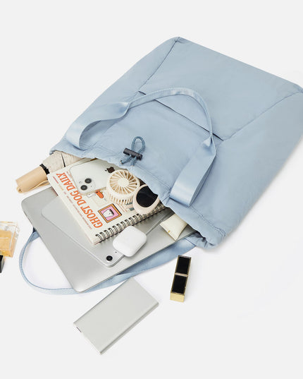 Casual Dual Drawstring Backpack-3
