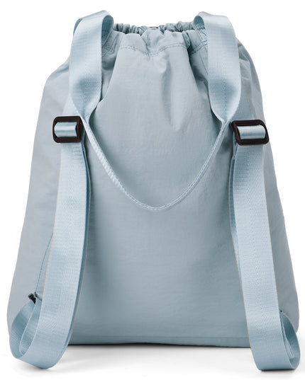 Casual Dual Drawstring Backpack-4